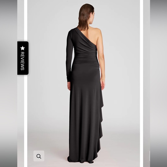 Halston Giana jersey gown - Picture 2 of 6